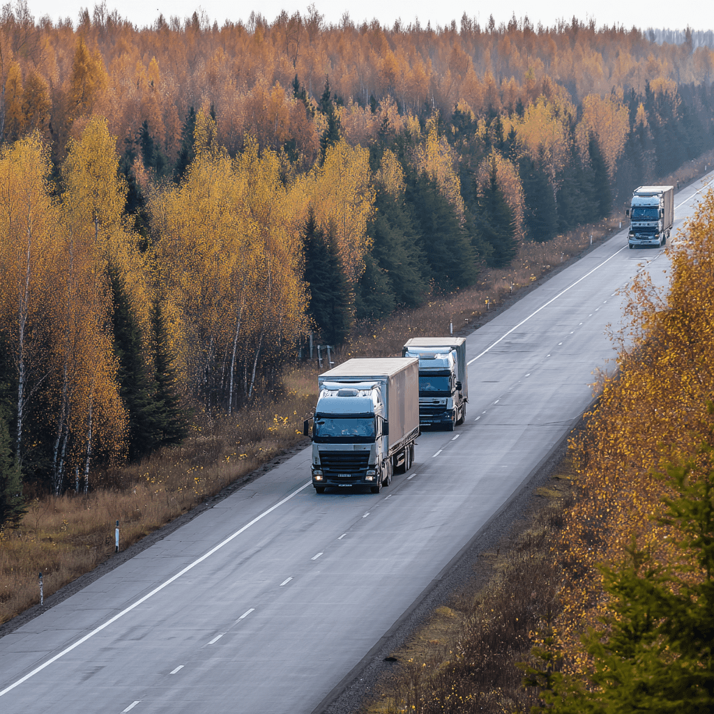 Россия временно упростила ввоз товаров из Казахстана и Киргизии автотранспортом