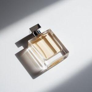 туалетная вода, фото на белом фоне